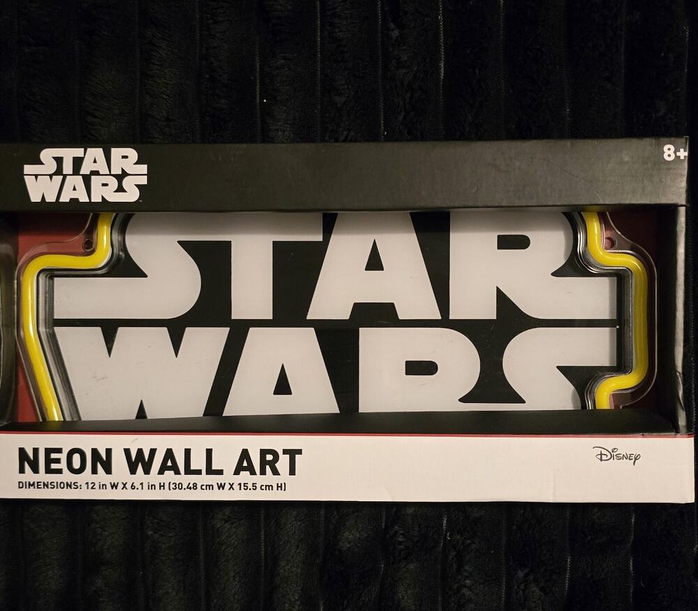 Star Wars-Neon Wall Art-Disney 12"Wx6.1"H